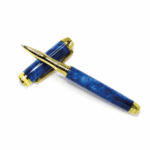 Roller ball pen Hand Crafted Blue and Gold
