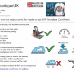 How-Press-on DTF Transfers