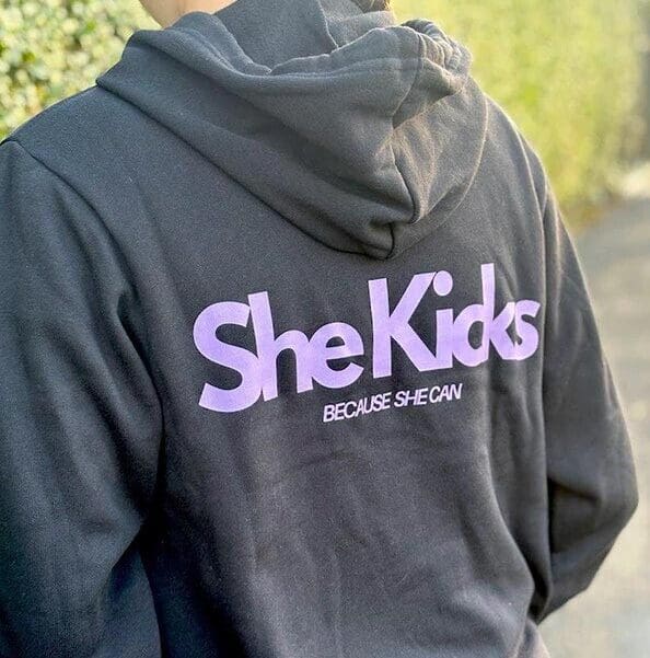 She Kicks because she can